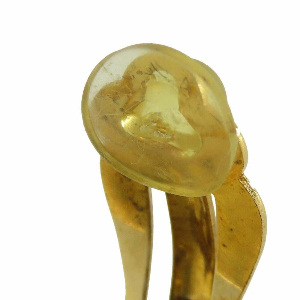 CHANEL Authentic Gold Logo Earrings - Picture 7 of 9